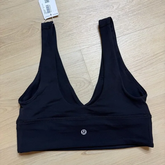 Lululemon black align Vneck Bra NWT - Picture 5 of 8